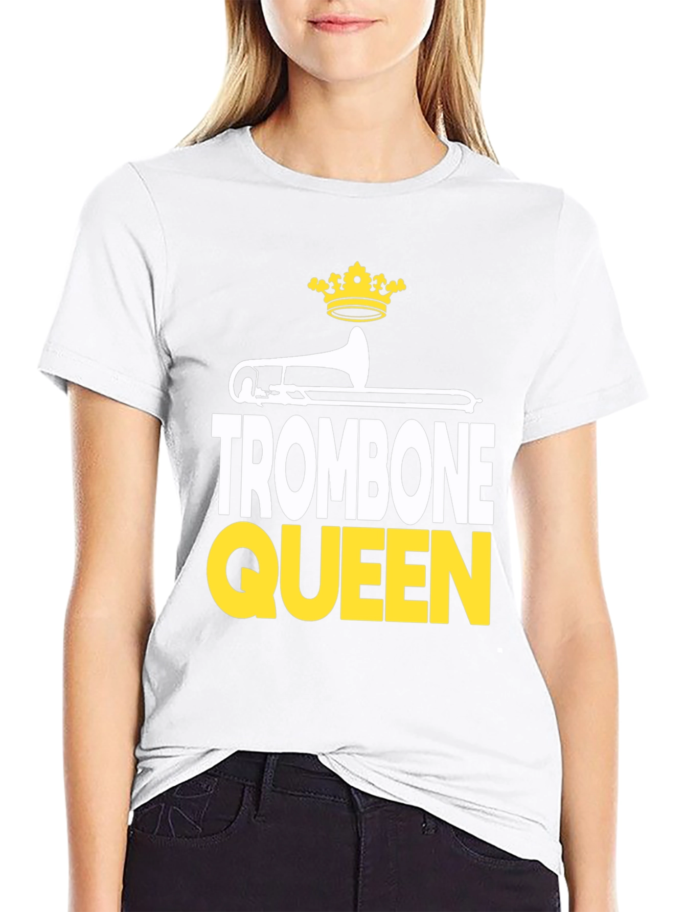 Trombone Queen Graphic Tee - Band Lover Apparel