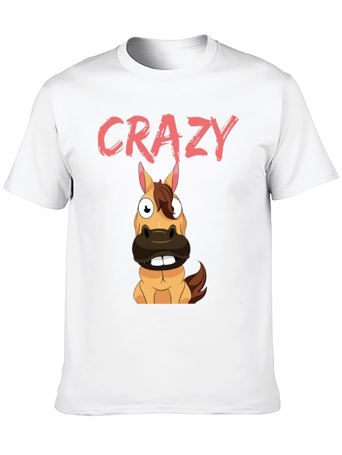 Crazy Horse Graphic Tee - Black Cotton Blend