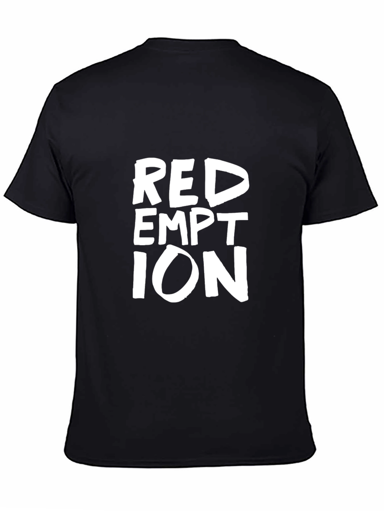 Redemption Graphic Print Black T-Shirt