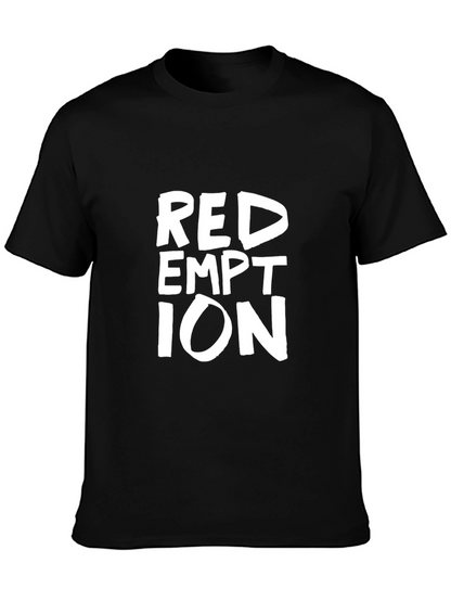 Redemption Graphic Print Black T-Shirt