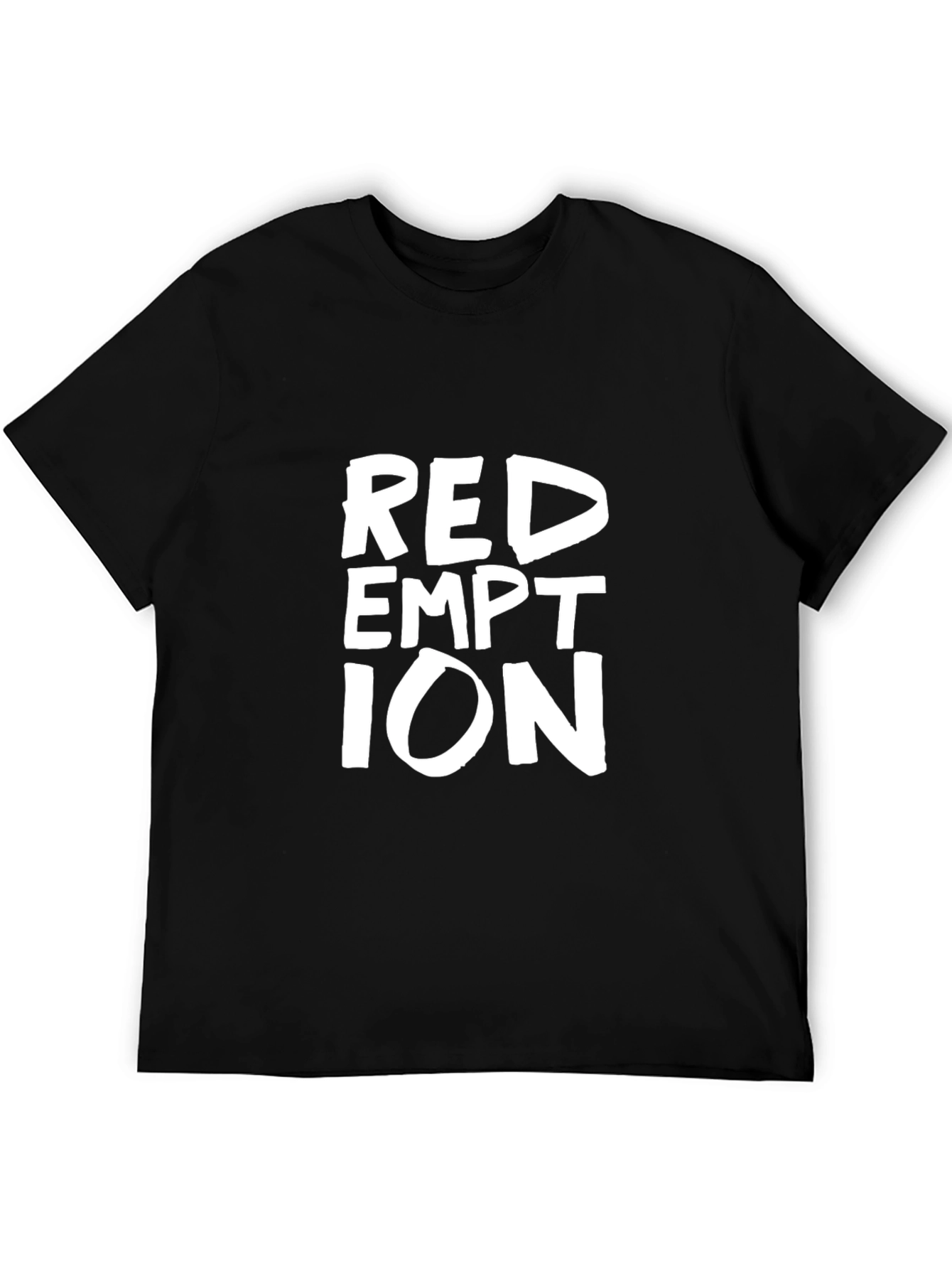Redemption Graphic Print Black T-Shirt