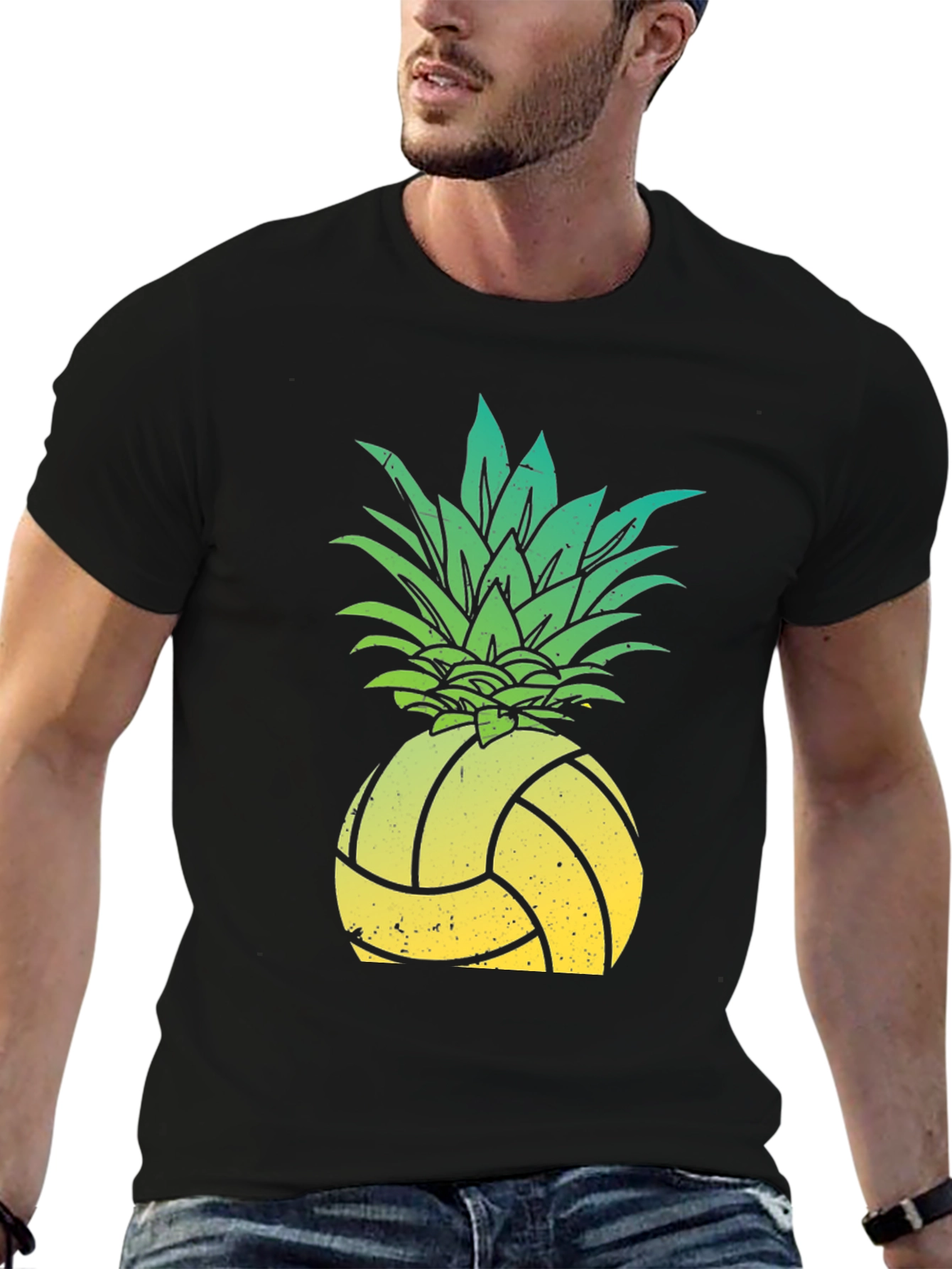 Pineapple Volleyball Graphic Tee - Unisex