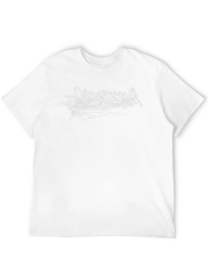 Rowboat Crew Graphic Tee - Black Cotton T-Shirt
