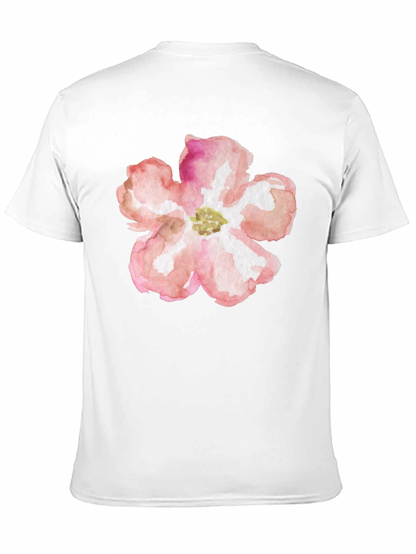 Floral Graphic Tee - Black Cotton T-Shirt