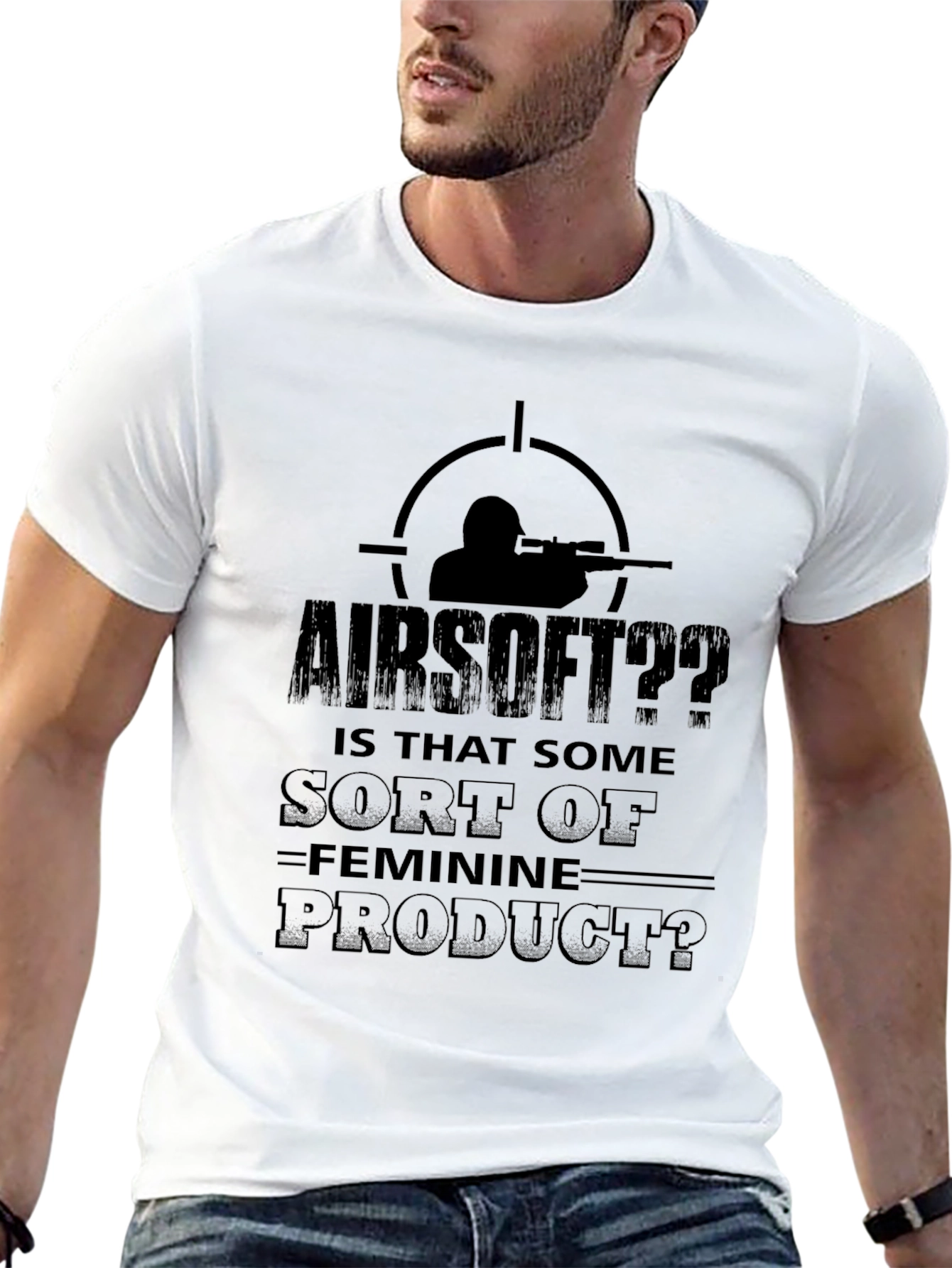 Airsoft Masculinity Graphic Tee
