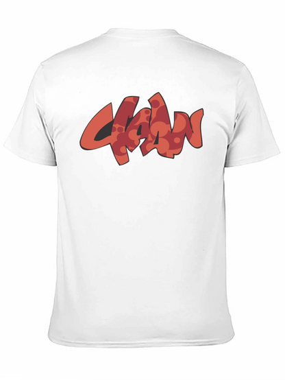 Stylish Black T-Shirt with Unique Graphic Design
