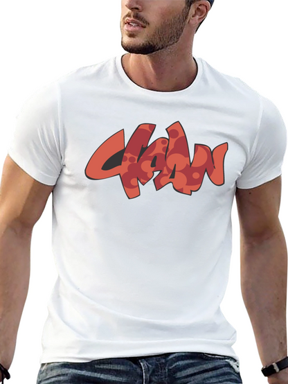 Stylish Black T-Shirt with Unique Graphic Design