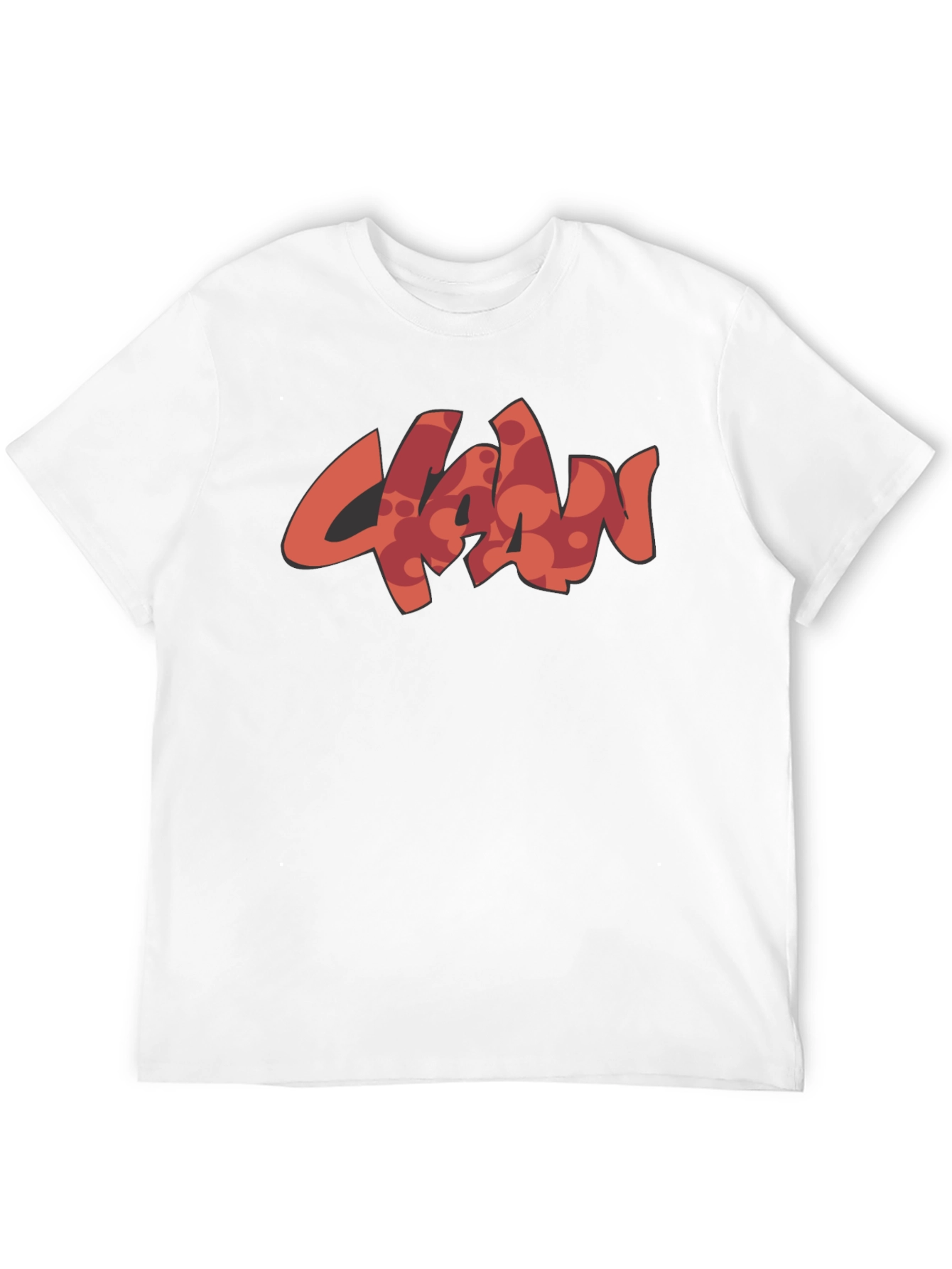Stylish Black T-Shirt with Unique Graphic Design