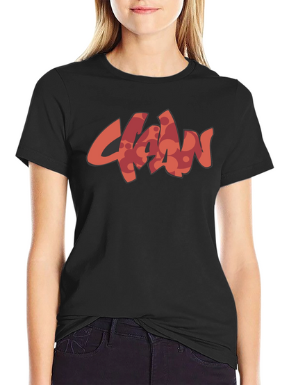Stylish Black T-Shirt with Unique Graphic Design