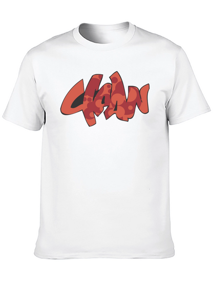 Stylish Black T-Shirt with Unique Graphic Design