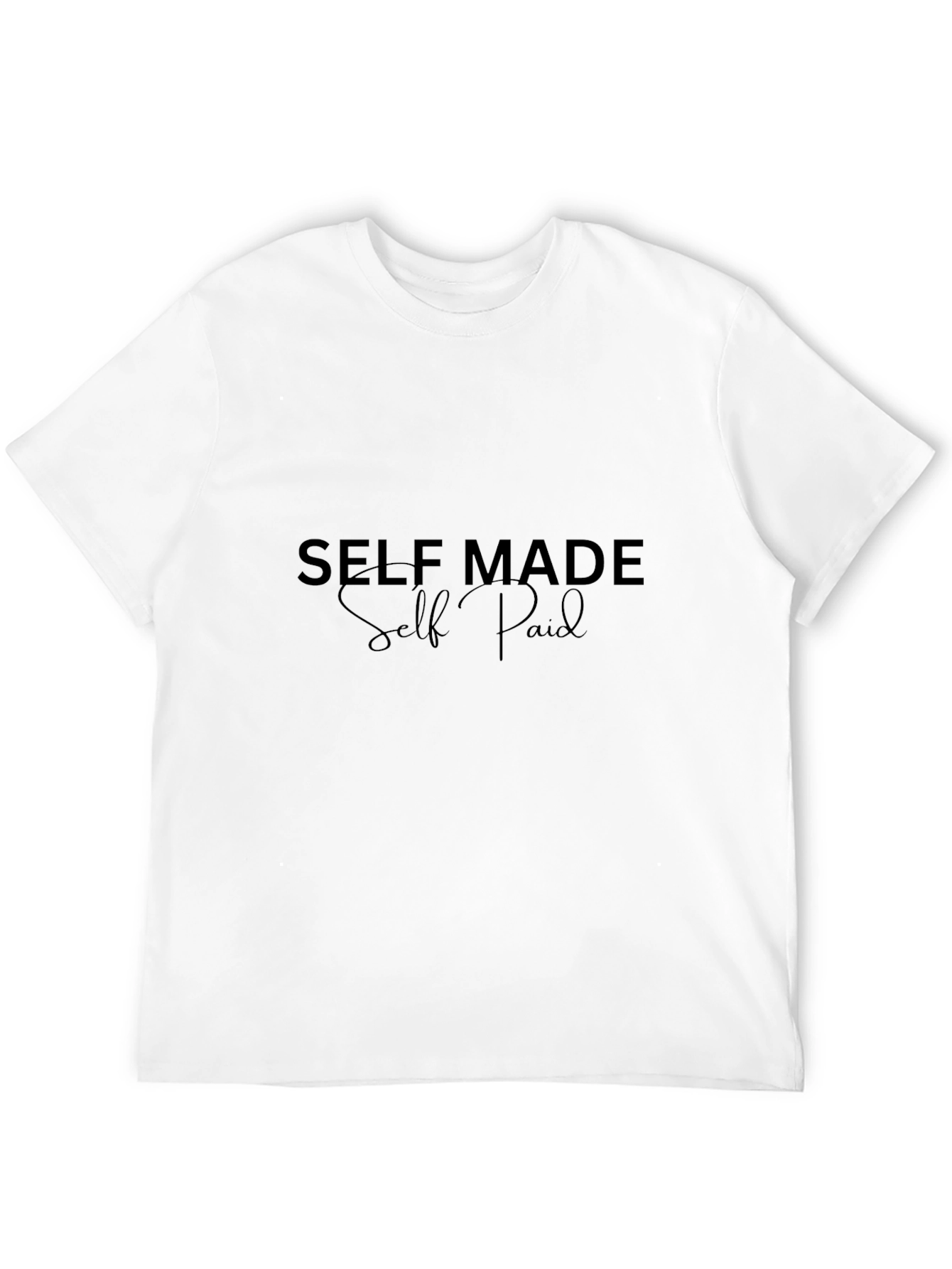 Self Made Paid Black Tee