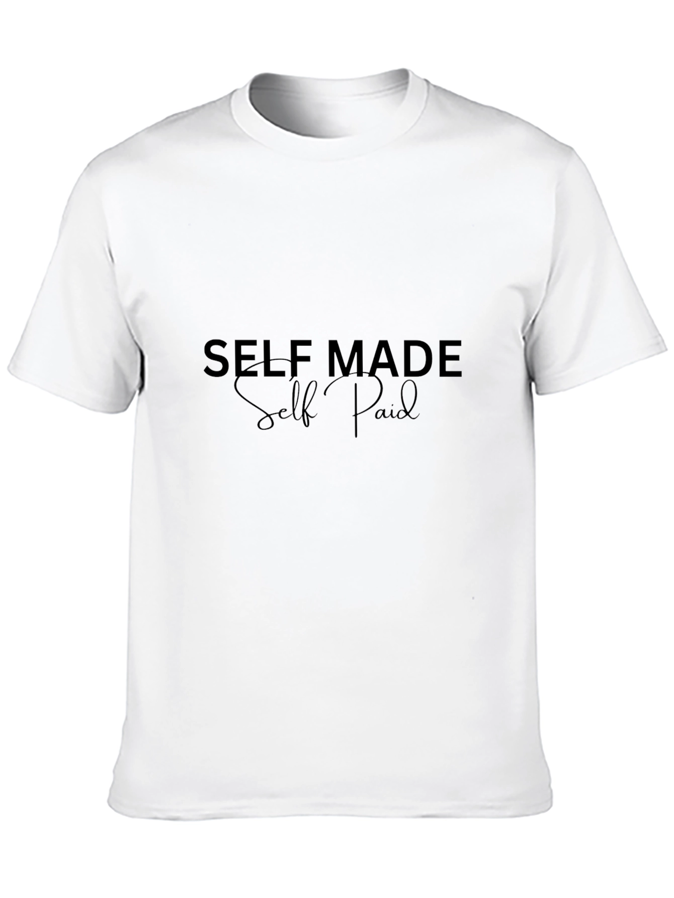 Self Made Paid Black Tee