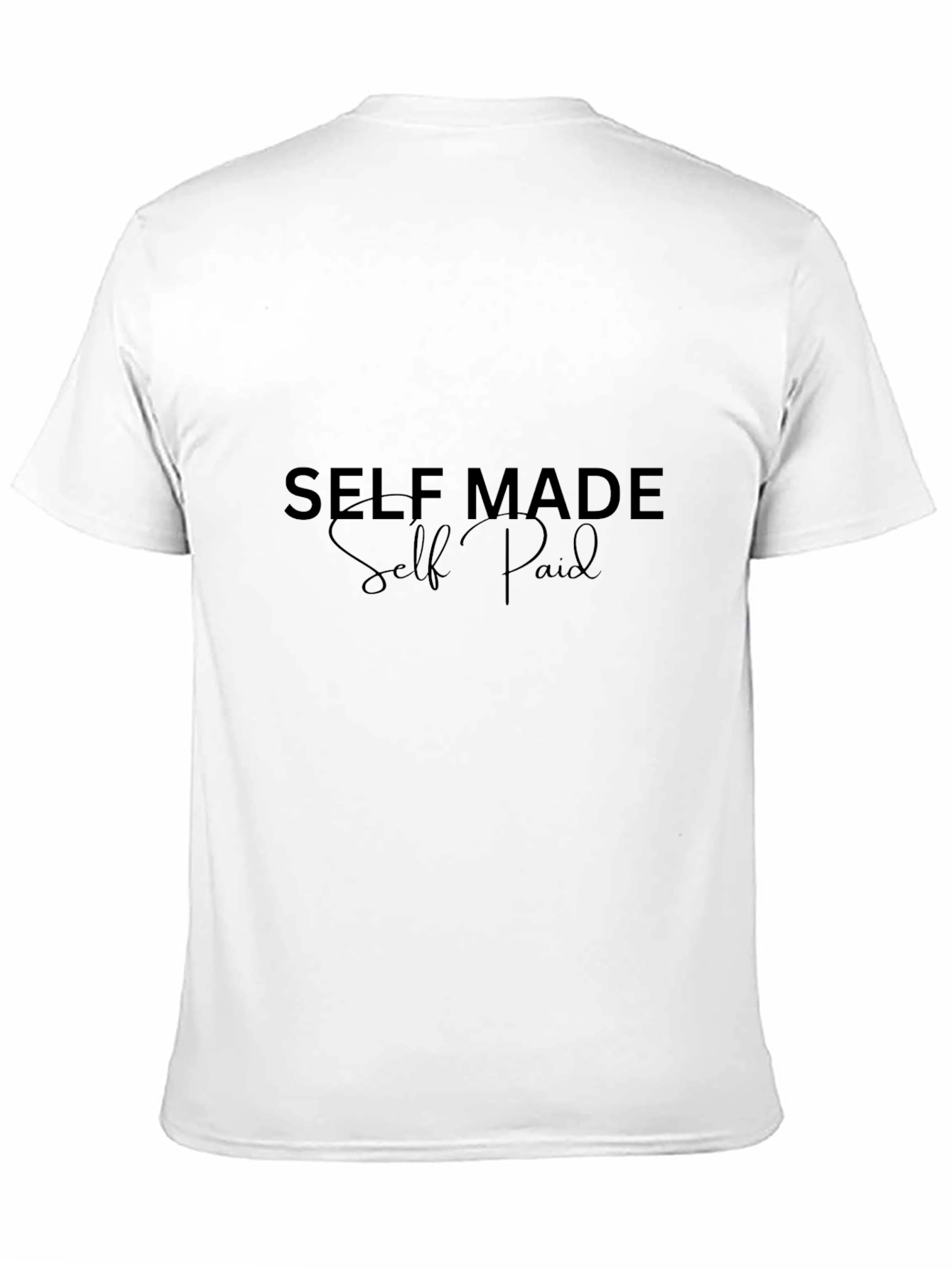 Self Made Paid Black Tee