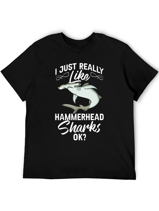 Hammerhead Shark Lover Graphic T-Shirt