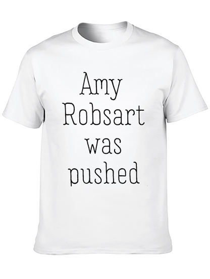 Amy Robsart Was Pushed T-Shirt Black Graphic Tee