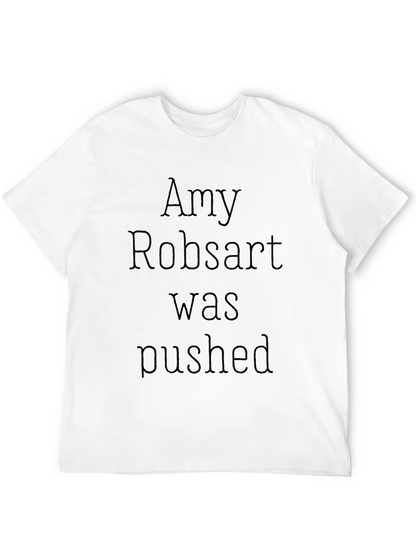 Amy Robsart Was Pushed T-Shirt Black Graphic Tee