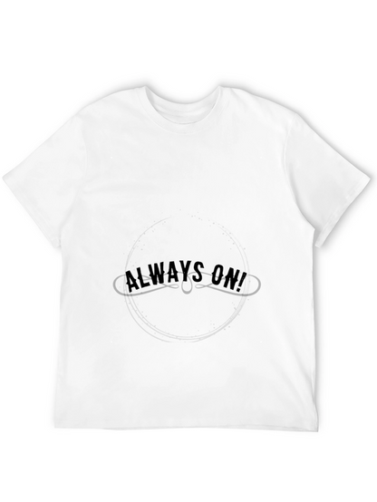 Always On Black Graphic T-Shirt