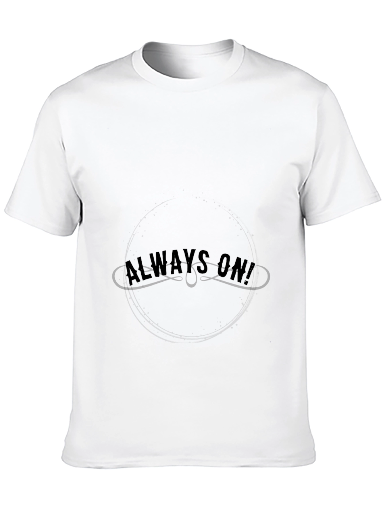 Always On Black Graphic T-Shirt