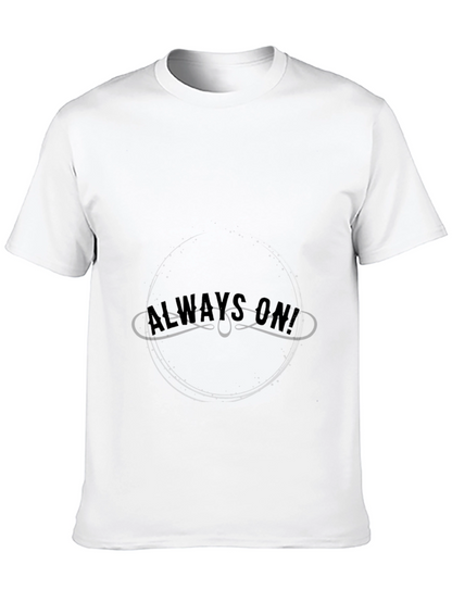 Always On Black Graphic T-Shirt