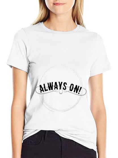 Always On Black Graphic T-Shirt