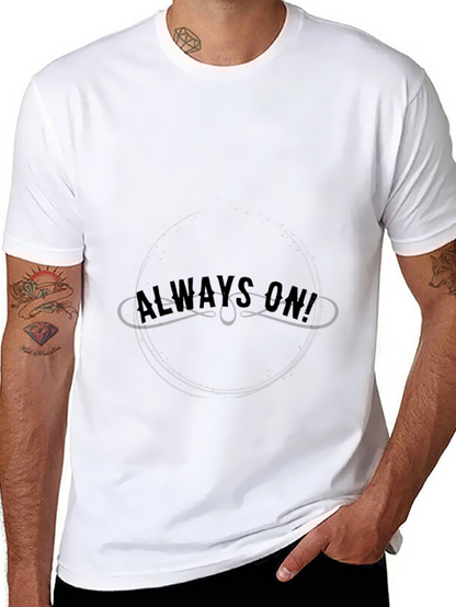Always On Black Graphic T-Shirt