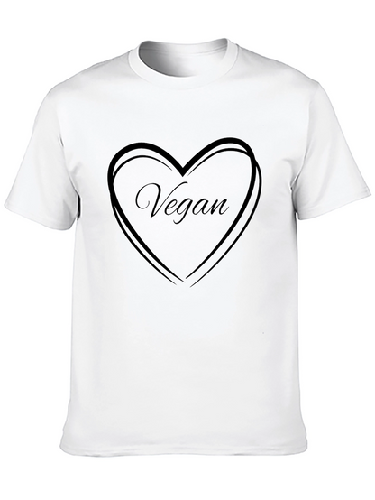 Vegan Heart T-Shirt - Show Your Love!