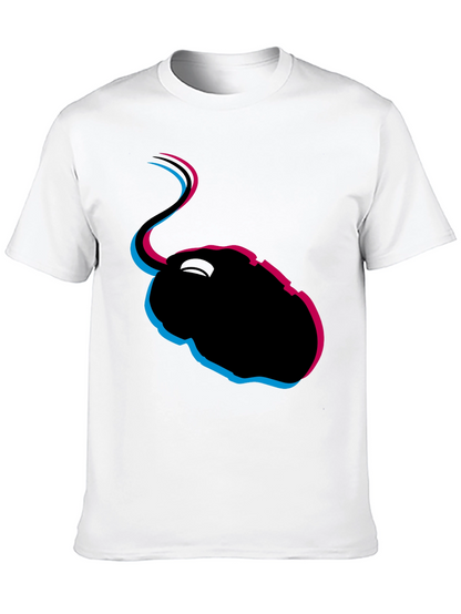 Retro Mouse Graphic T-Shirt - Gamer Style
