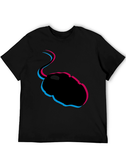 Retro Mouse Graphic T-Shirt - Gamer Style