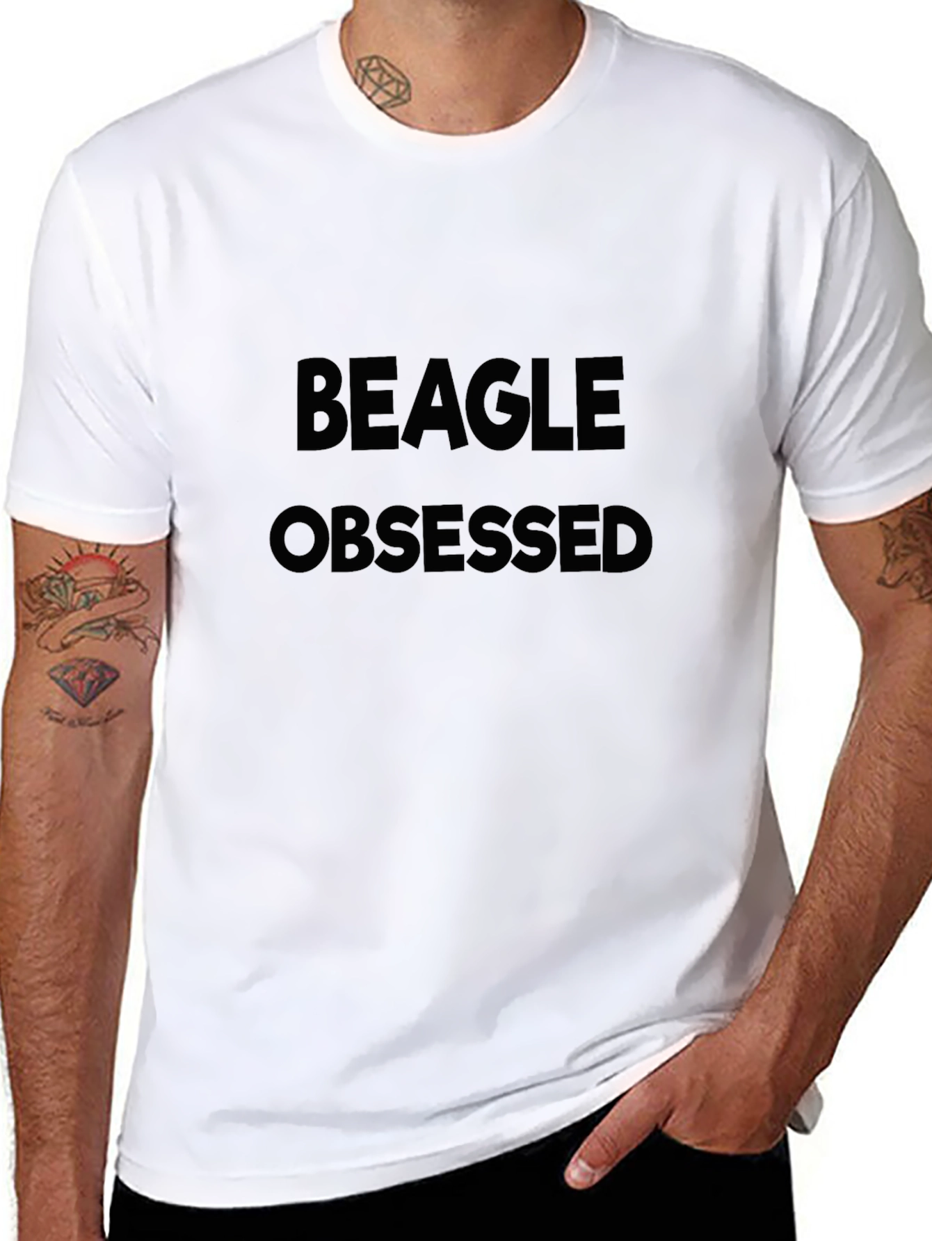 Beagle Obsessed Graphic T-Shirt