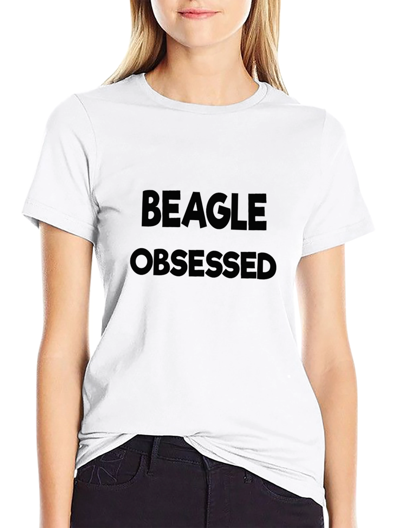 Beagle Obsessed Graphic T-Shirt