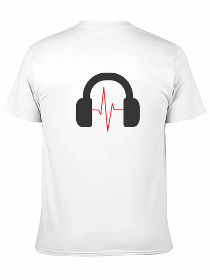 Headphones Pulse T-Shirt - Stylish Music Lover Tee