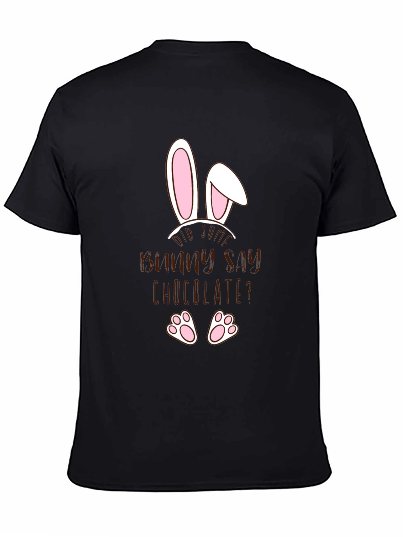 Funny Easter Bunny Chocolate Mens T-Shirt