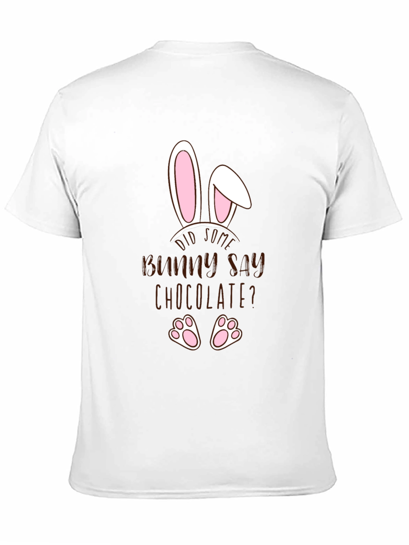Funny Easter Bunny Chocolate Mens T-Shirt