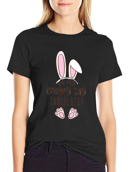 Funny Easter Bunny Chocolate Mens T-Shirt