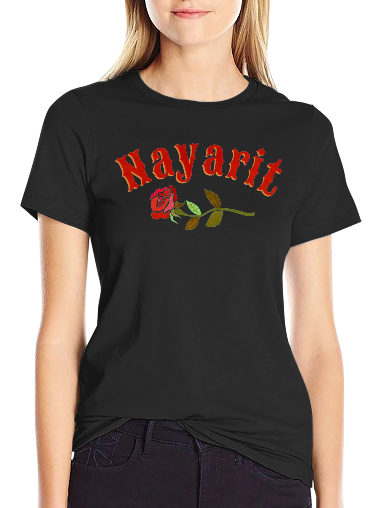 Nayarit Rose Graphic T-Shirt