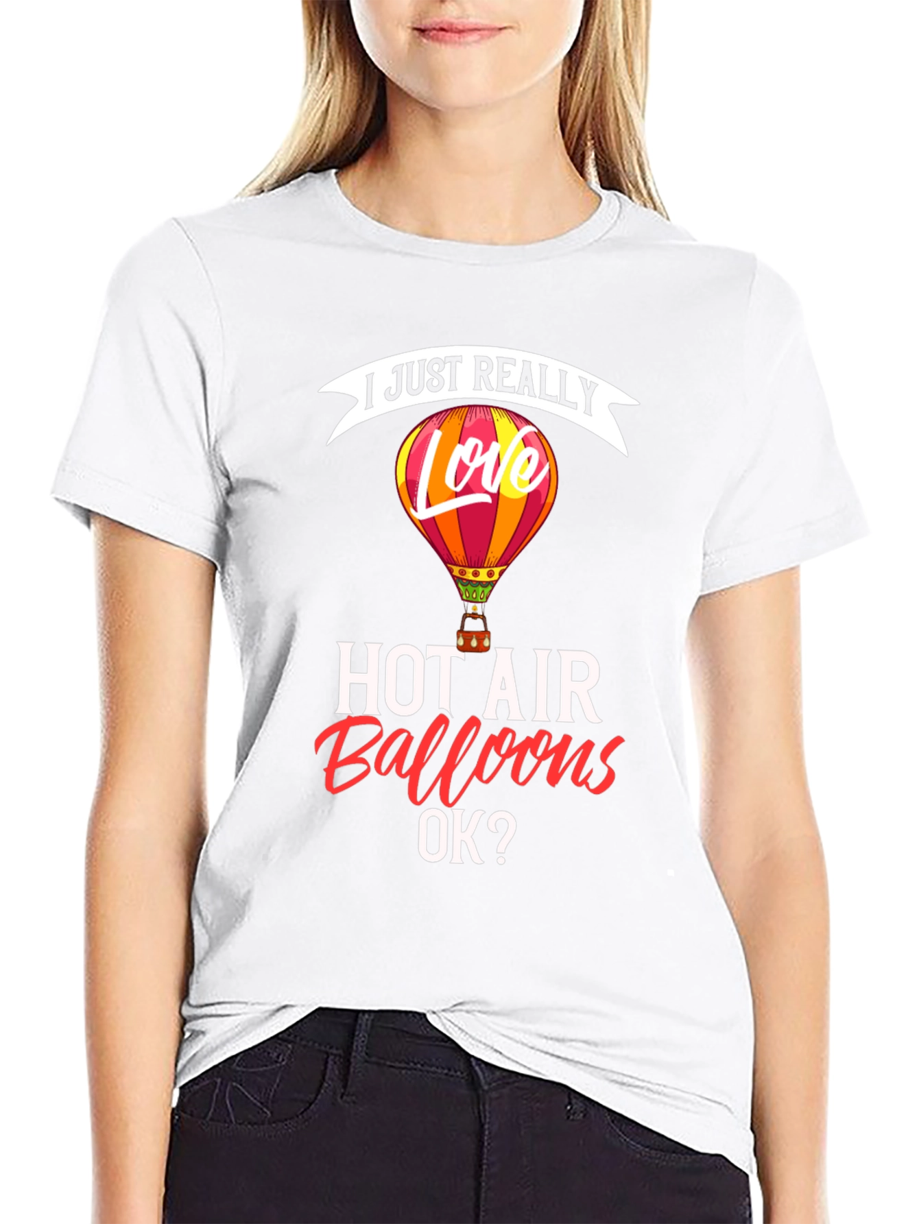I Love Hot Air Balloons Graphic T-Shirt