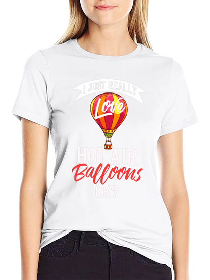 I Love Hot Air Balloons Graphic T-Shirt