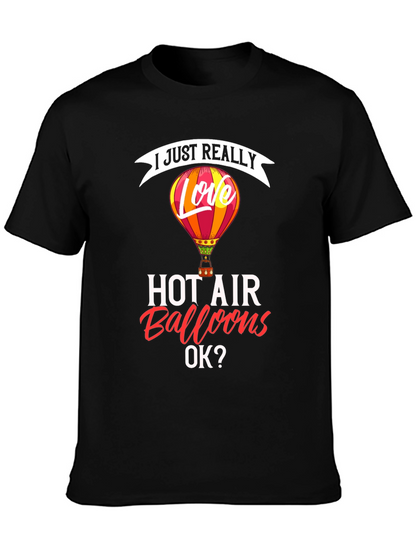 I Love Hot Air Balloons Graphic T-Shirt