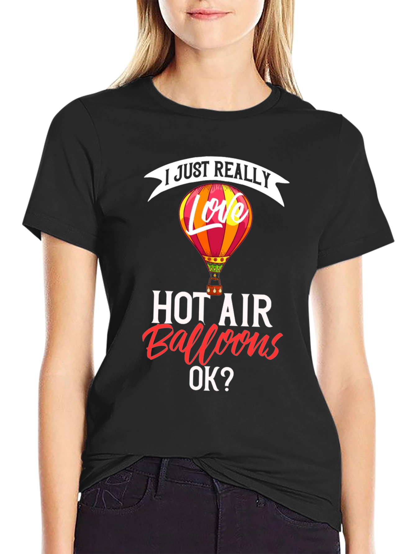 I Love Hot Air Balloons Graphic T-Shirt