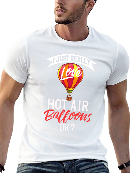 I Love Hot Air Balloons Graphic T-Shirt