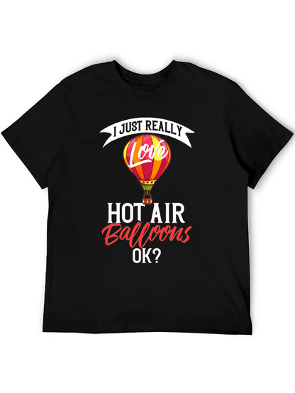 I Love Hot Air Balloons Graphic T-Shirt