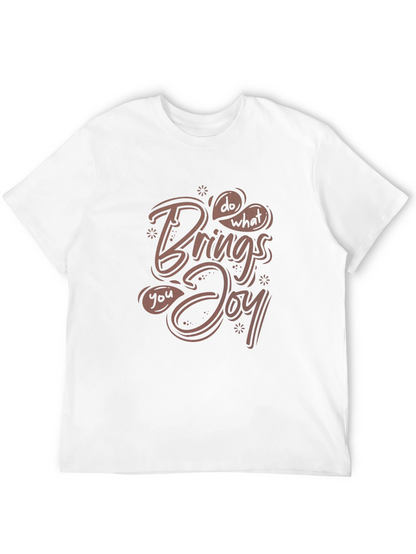 Do What Brings You Joy Graphic Tee - Black