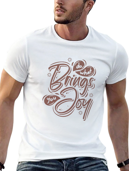 Do What Brings You Joy Graphic Tee - Black