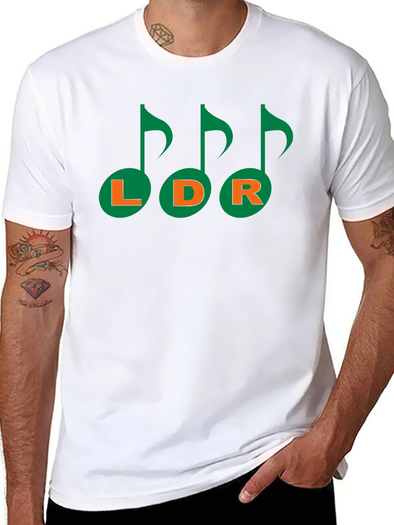 Musical LDR Graphic Tee - Black Cotton T-Shirt