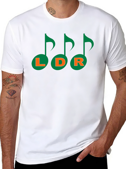 Musical LDR Graphic Tee - Black Cotton T-Shirt