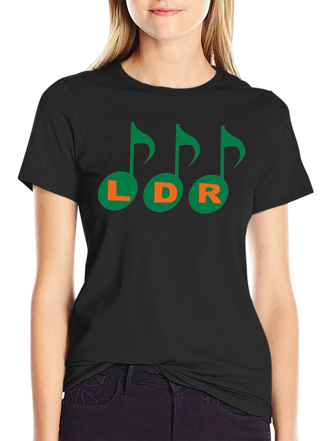 Musical LDR Graphic Tee - Black Cotton T-Shirt