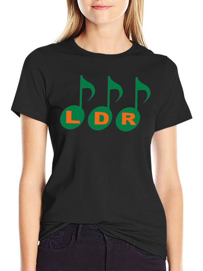Musical LDR Graphic Tee - Black Cotton T-Shirt