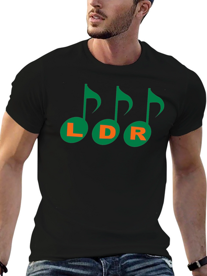 Musical LDR Graphic Tee - Black Cotton T-Shirt