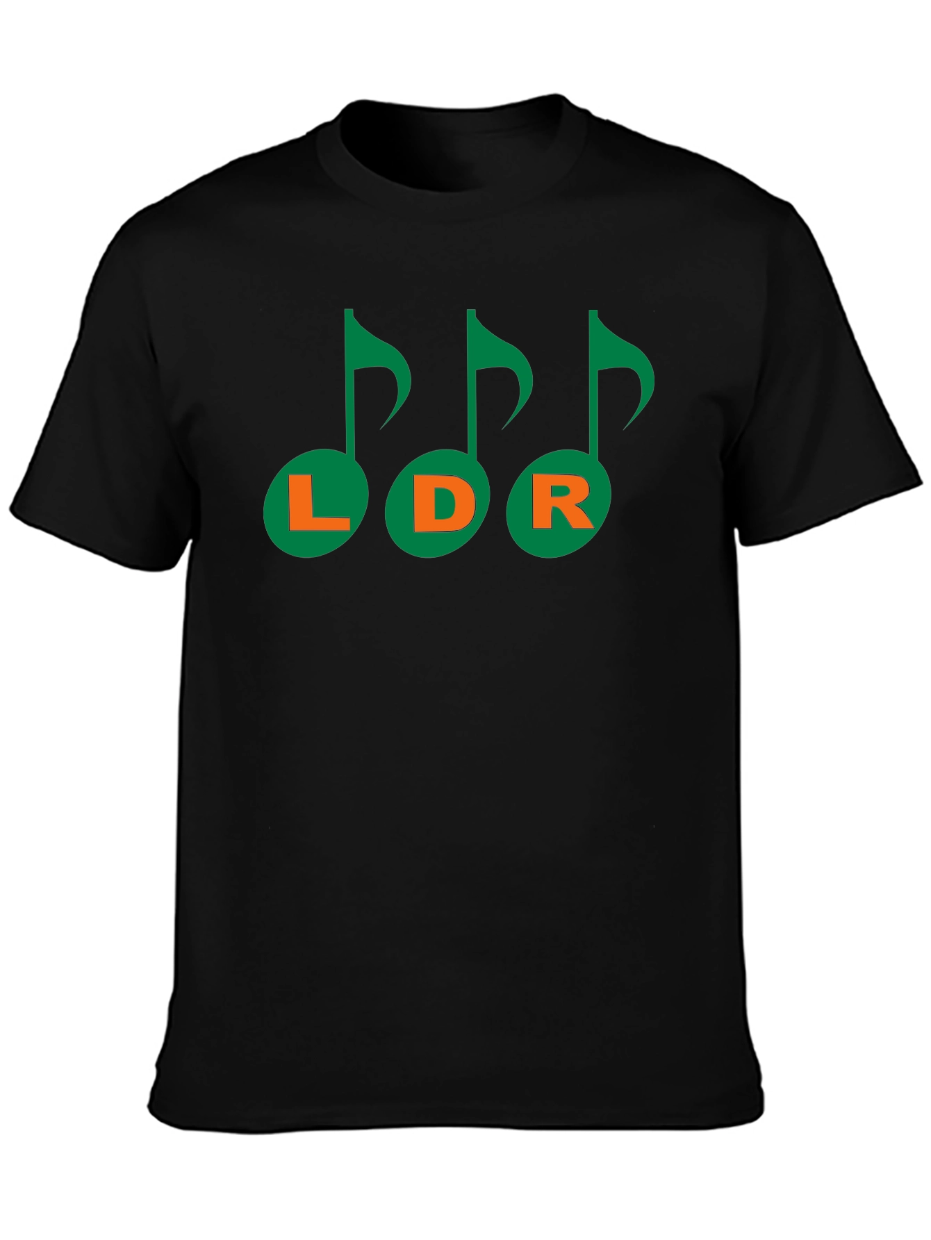 Musical LDR Graphic Tee - Black Cotton T-Shirt