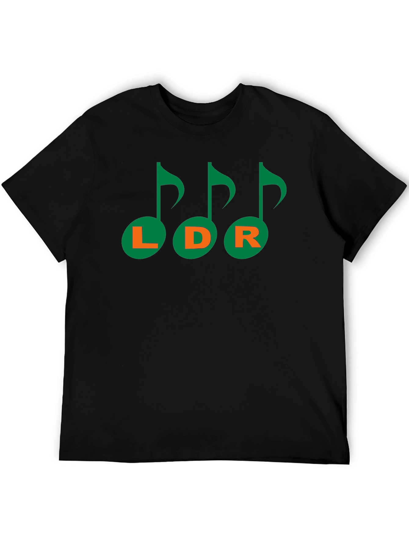 Musical LDR Graphic Tee - Black Cotton T-Shirt